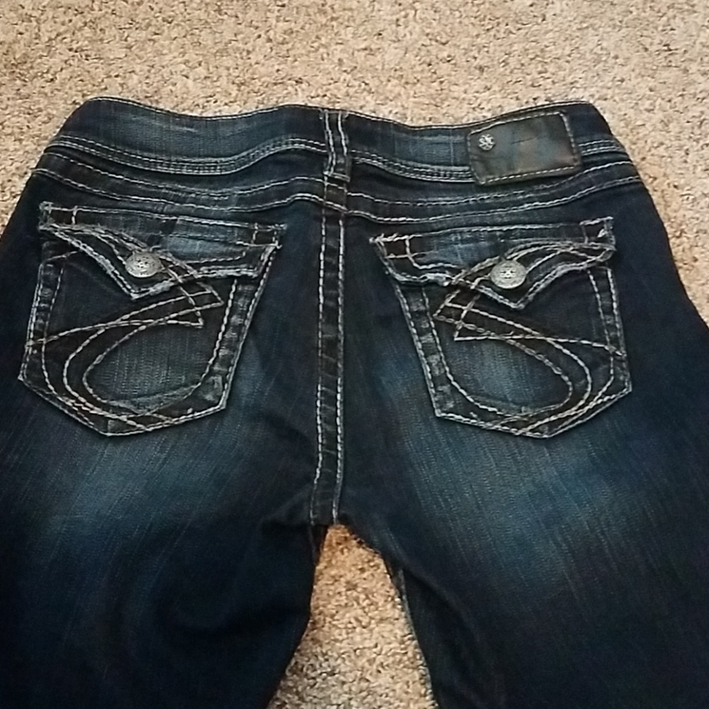 Silver jeans
